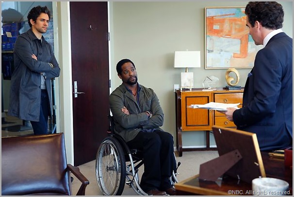 Neal Bledsoe (L) and Blair Underwood in IRONSIDE. CLICK to visit the official show site.