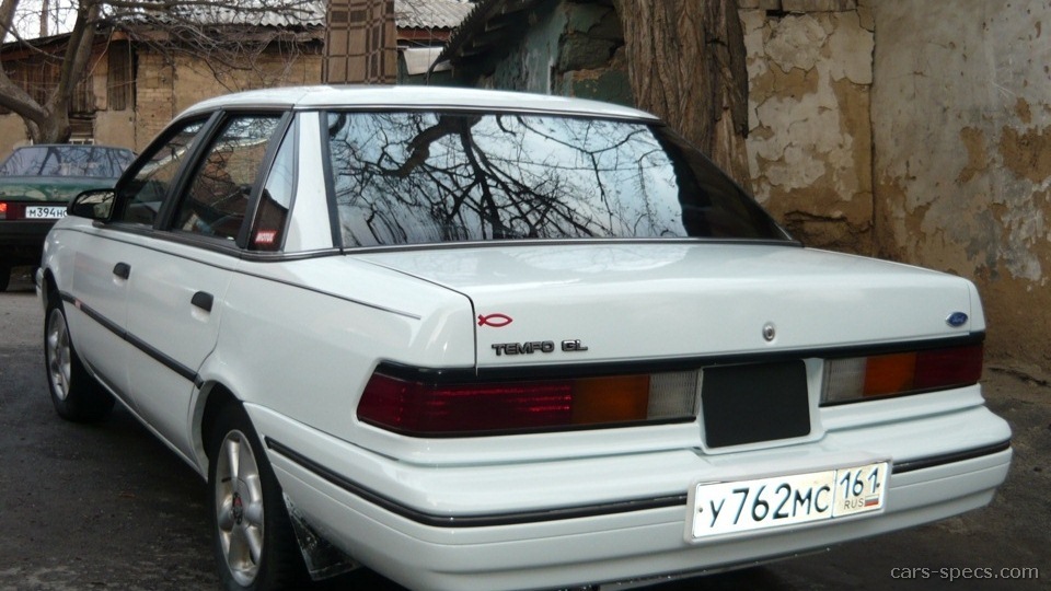 1992 Ford tempo specifications