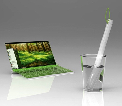 Notebook verde