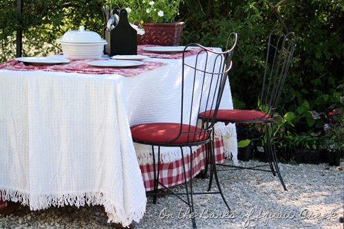 buffalo plaid table cloth