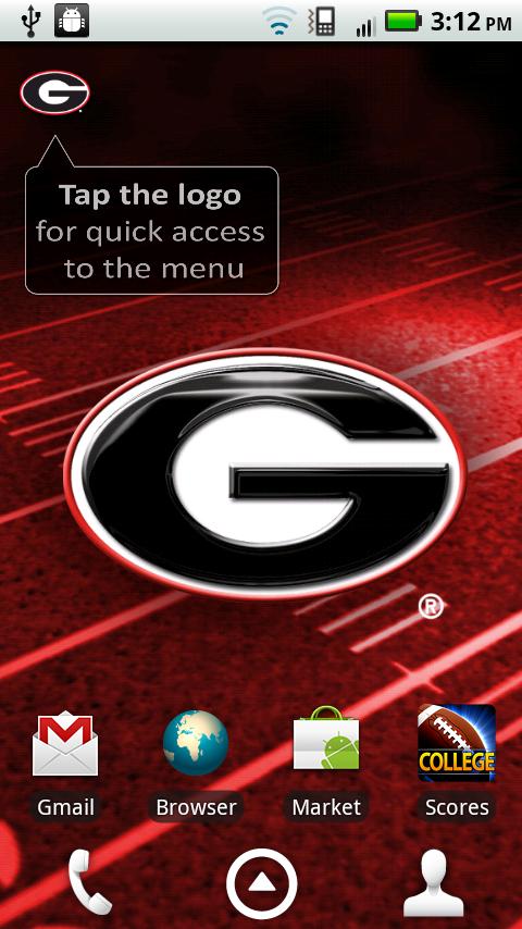 Georgia Revolving Wallpaper Screen 1