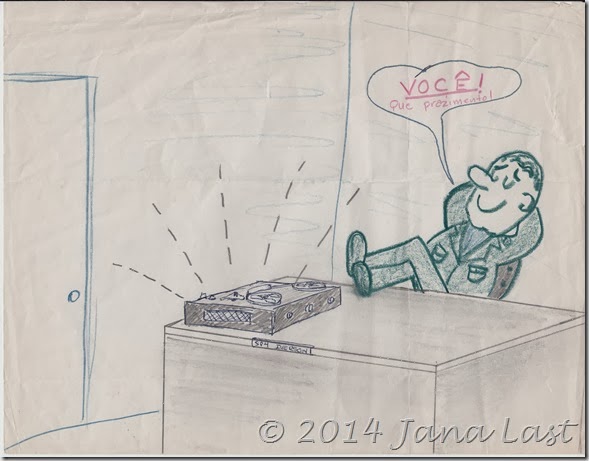 Jan Iverson Cartoon While in the Army