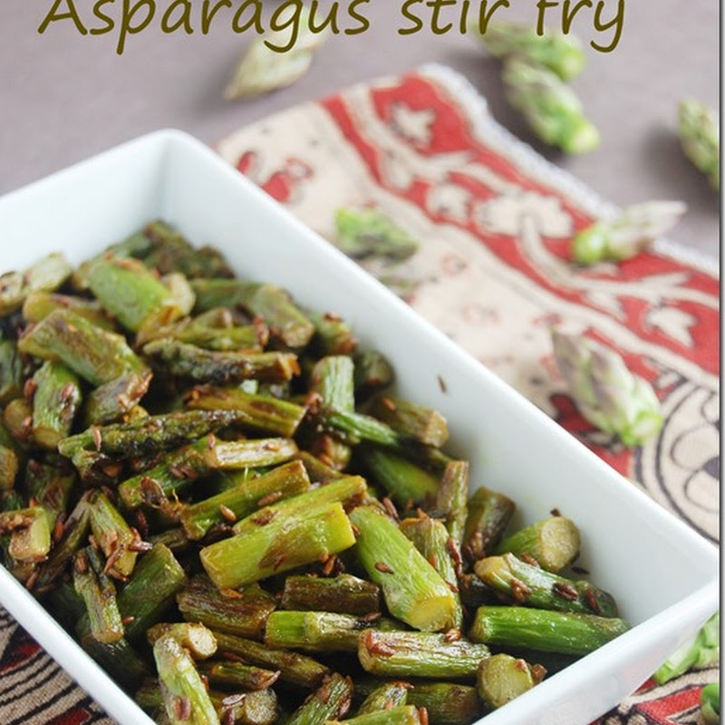 Asparagus stir fry