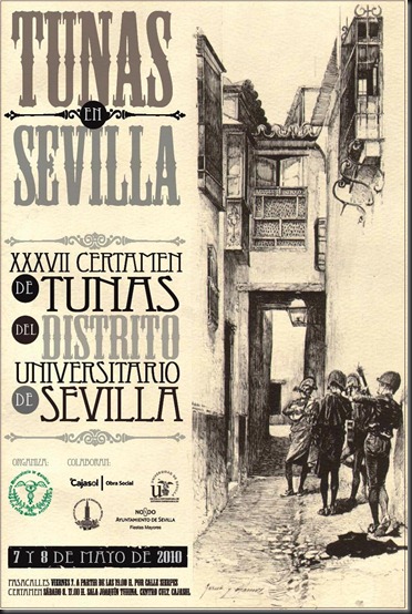 Cartel Certamen de Tunas de Sevilla 2010