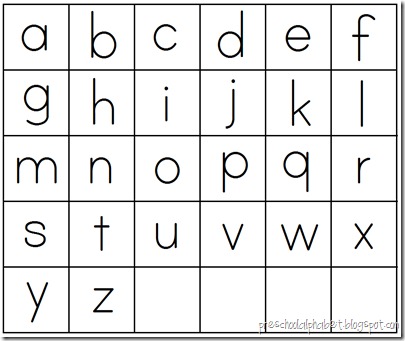 Preschool Alphabet: Alphabet Letter Egg Hunt