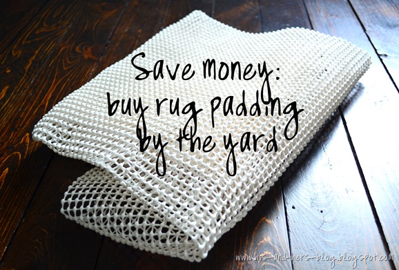 buy rug padding by the yard