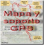 Mapa y soporte GPS - Mendizar - Selva de Irati