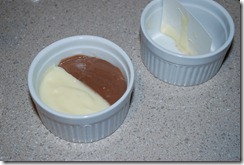Fill the pudding cups and refrigerate