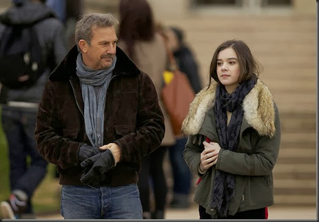 M096  	(Left to right.) KEVIN COSTNER and HAILEE STEINFELD star in Relativity Media's "THREE DAYS TO KILL ". <br />© 2013 – 3DTK Inc.  Photo credit: Julian Torres<br />