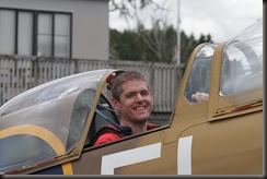 Spitfire Flight - One happy boy!