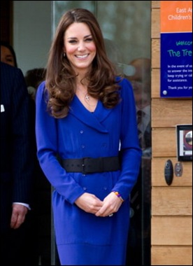 Kate Middleton's Mother Inspired Blue Dress