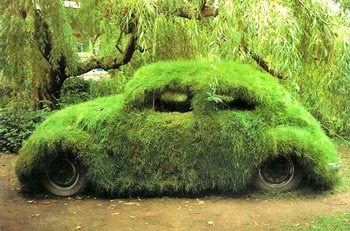 Volkswagen  Beetle: green art