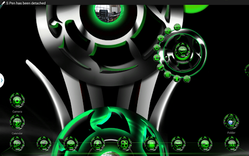 Next 3D Theme Green Twister