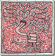 Keith Haring Untitled, 25 août 1983 Collection particulière, courtesy Enrico Navarra © Keith Haring Foundation