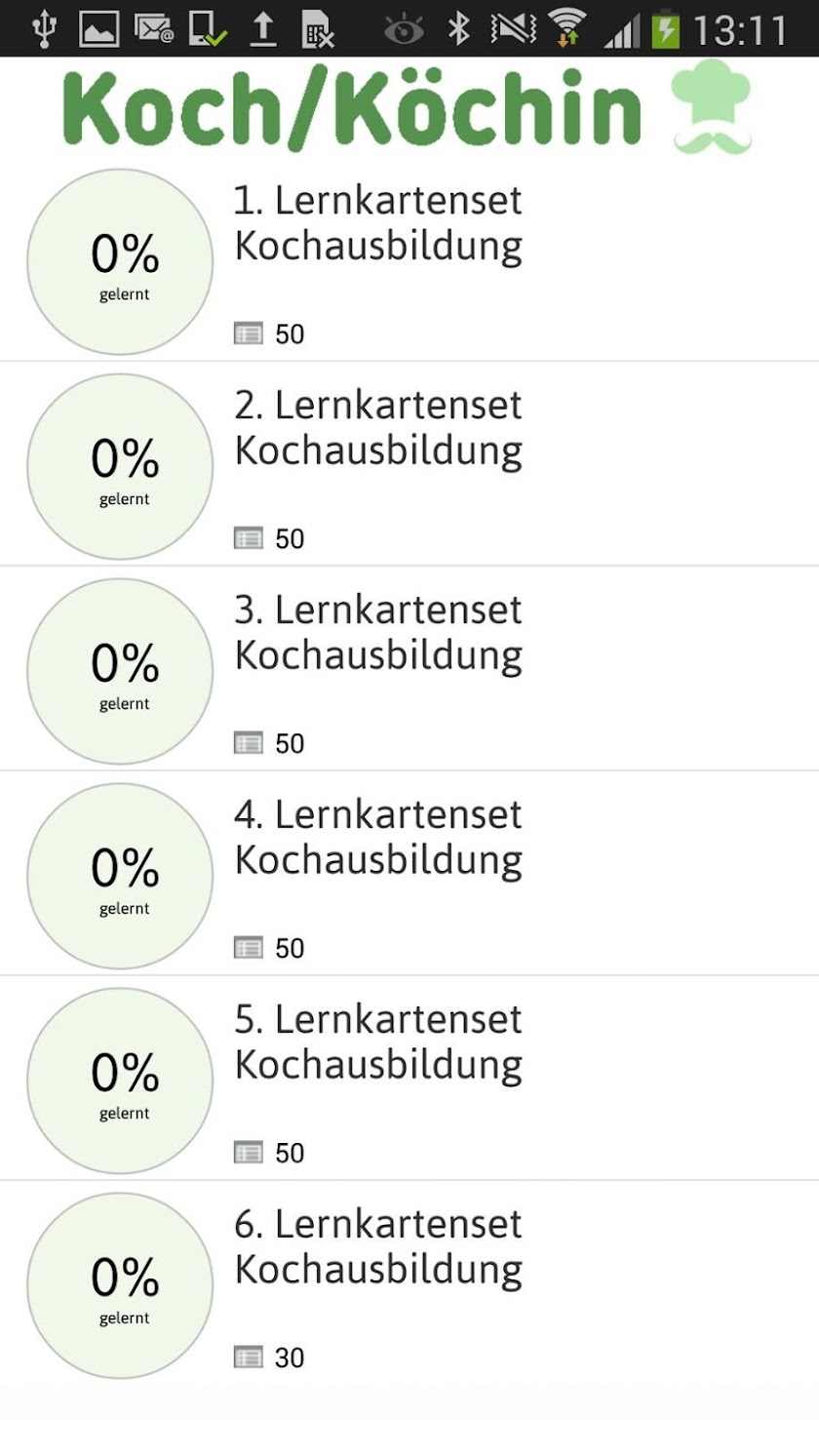 Koch Prüfung Screen 2