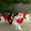 Xian Park przy Murach Miejskich - tai chi z wachlarzami.