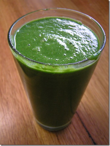 pear greens smoothie