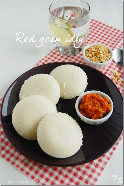 Red gram idly