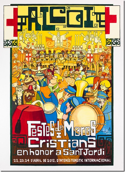 Cartell Festes Moros Cristians Alcoi 2012