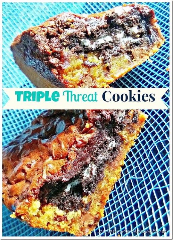 Triple Threat Cookie Bars