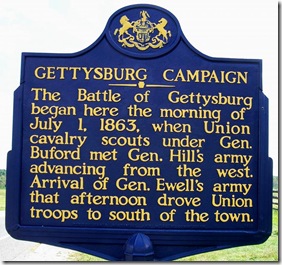 Gettysburg Campaign about First Day of Battle outside of Gettysburg, PA