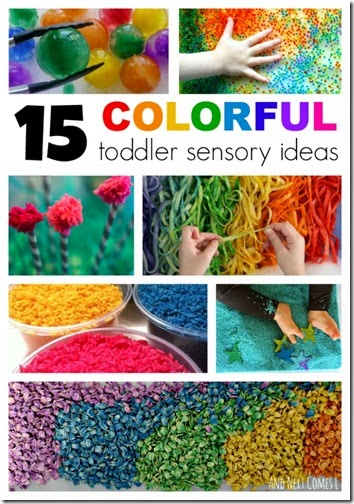 15 Colorful Sensory Activities for Toddlers and Preschoolers - so make really fun, unique kids activities! 15 Colorful Sensory Activities for Toddlers and Preschoolers - so make really fun, unique kids activities!