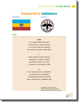 jugarycolorear -Bandera, escudo e himno de  cundinamarca