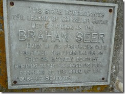 chanonry point brahan seer plaque