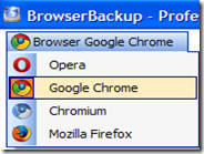 Backup completo del browser internet con BrowserBackup Pro