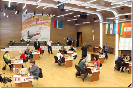 Playing Hall of Women's World Chess Championship 2012, Khanty-Mansiysk Russia