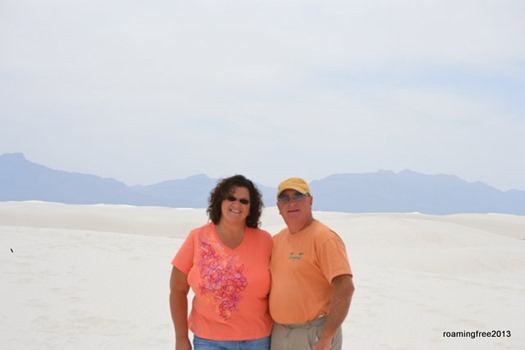On top of white Sands