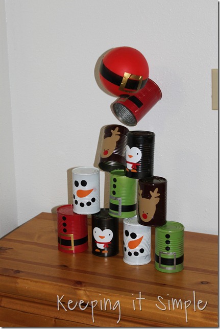 Christmas bowling cans (9)