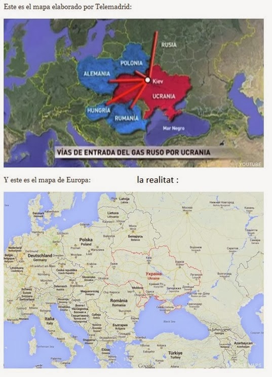 Telemadrid e la geografia europèa