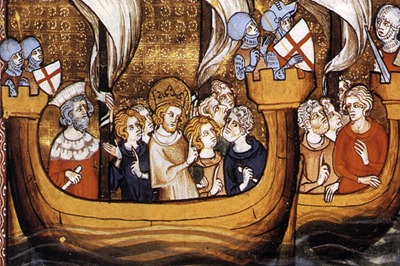 San Luis se embarca en las Cruzadas