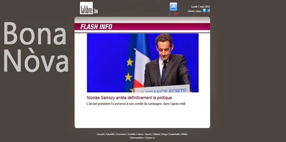 Sarkozy LaLibre diluns de las eleccions 2012