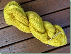 Gardenia yellow yarn