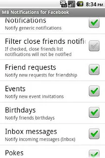 MB Notifications for Facebook - screenshot thumbnail