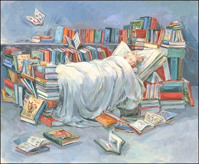 Sleeping with the books