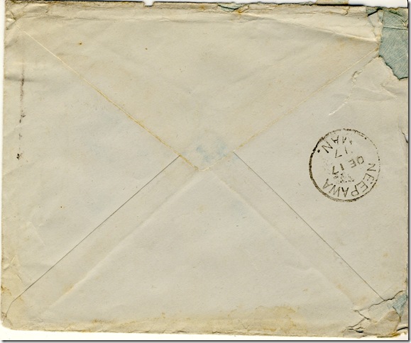 11 Nov 1917 backenvelope