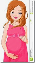 dibujos mujeres embarazadas (7)