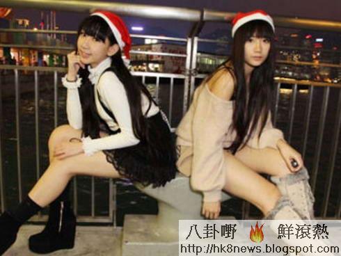 謝芷蕙平安夜狂玩不怕“失身” 穿短裙秀長腿