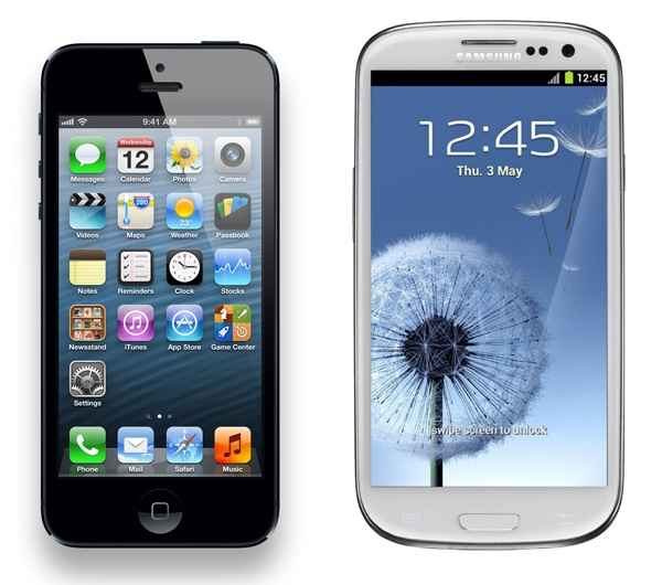 iphone 5 vs Galaxy S3