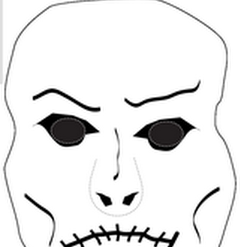 Máscara de Fantasma para imprimir