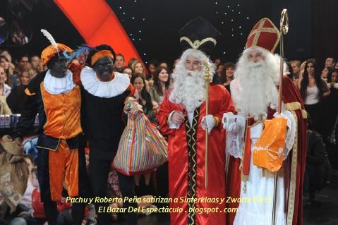 Pachu y Roberto Peña satirizan a Sinterklaas y Zwarte Piet 1.jpg