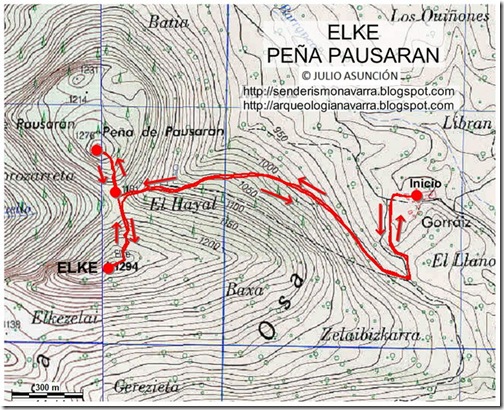 Mapa Elke - Pausaran