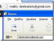 Come comporre una email dalla barra indirizzi del browser internet