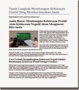 Free ebook 7 Langkah Membangun Kebiasaan Positif