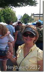 Sharon at the Mississippi Avenue Street Fair 