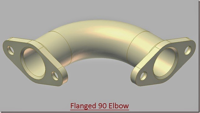 Flanged 90 Elbow