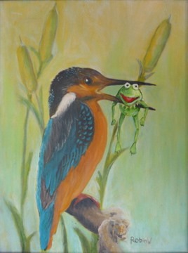 kingfisher and the frog